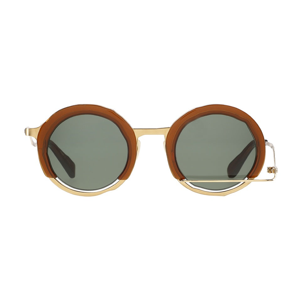 MM-0034 Clear brown / Gold
