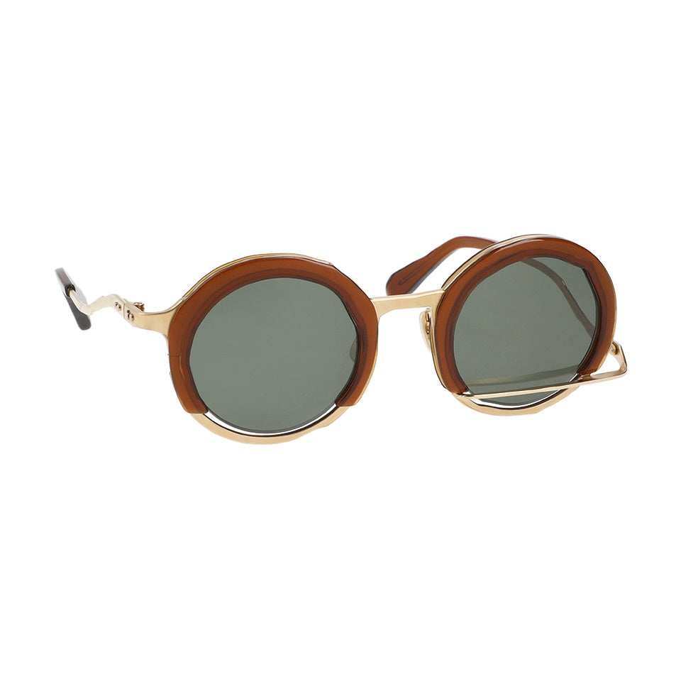MM-0034 Clear brown / Gold