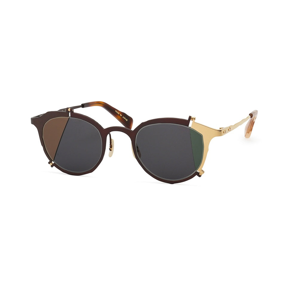 MM-0049 Dark Brown-Brown-Gold