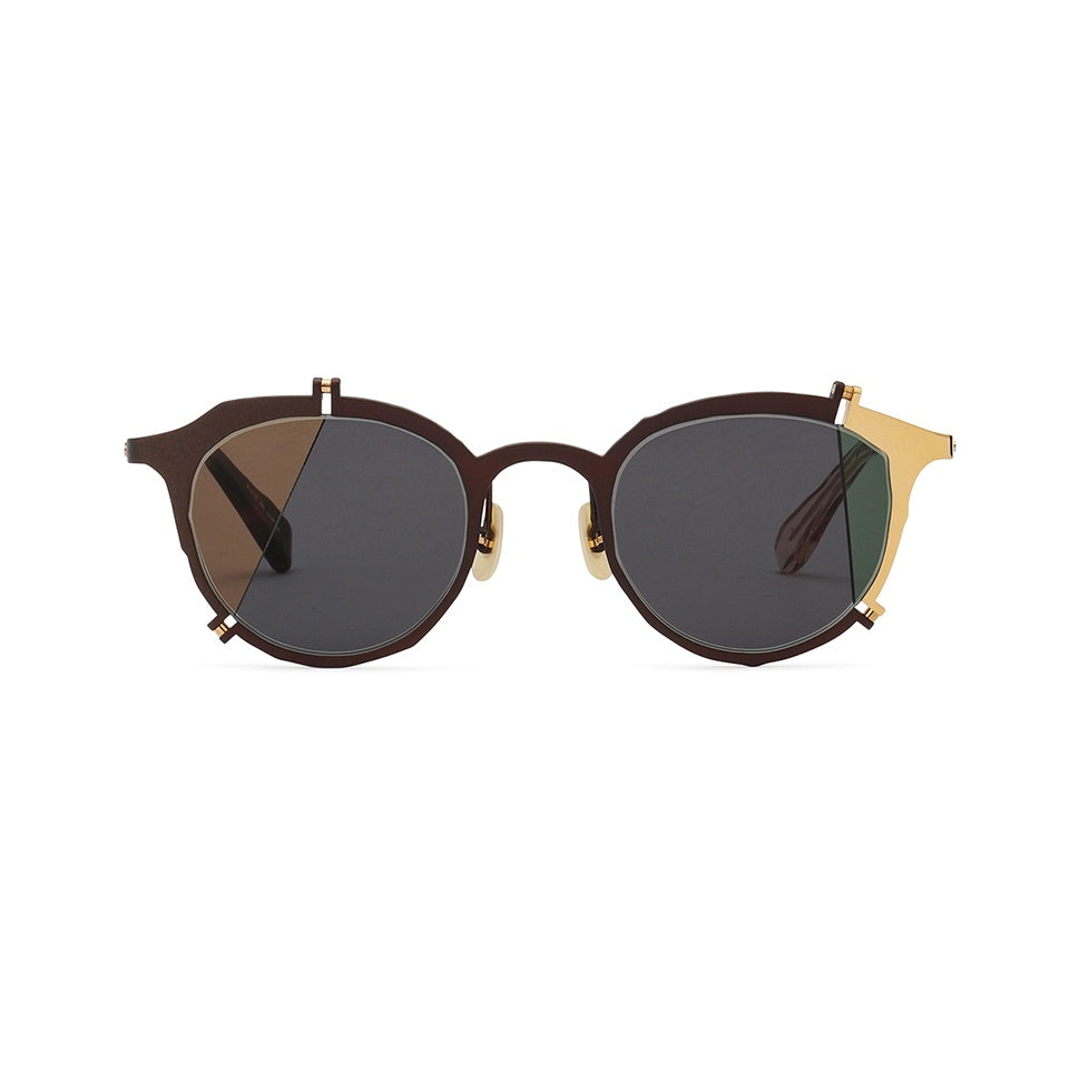 MM-0049 Dark Brown-Brown-Gold