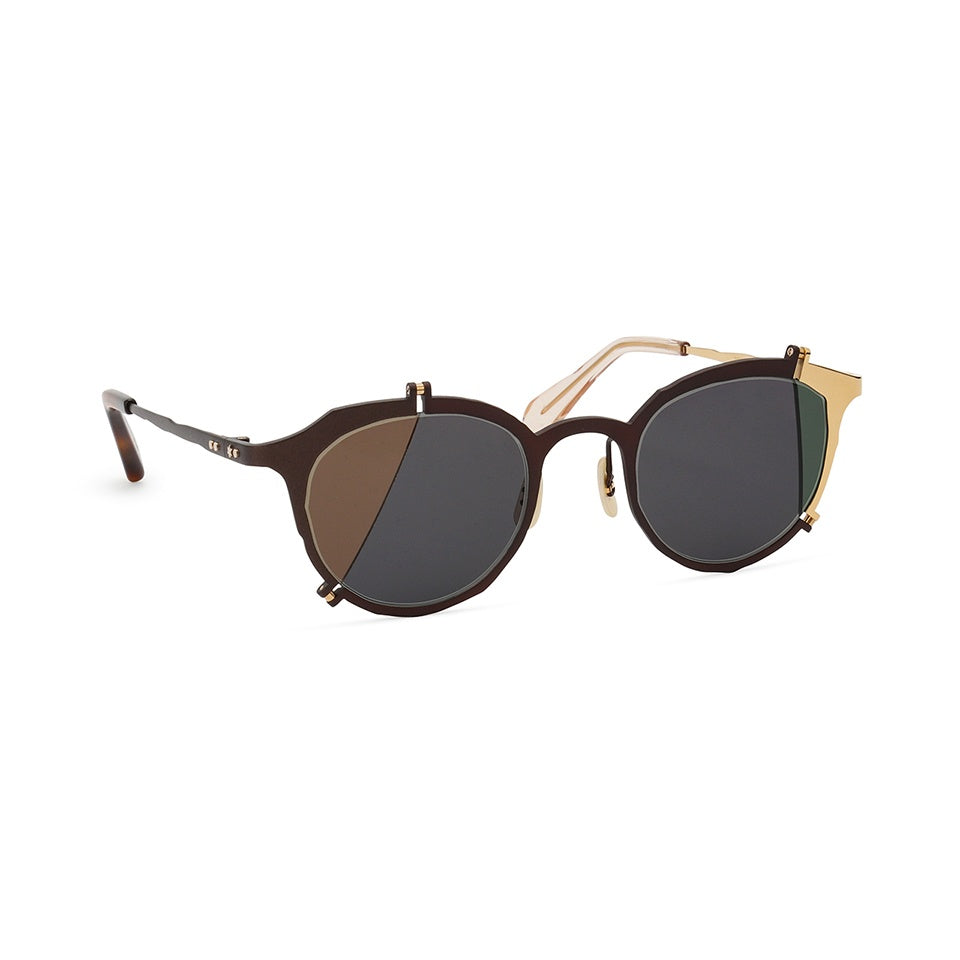 MM-0049 Dark Brown-Brown-Gold