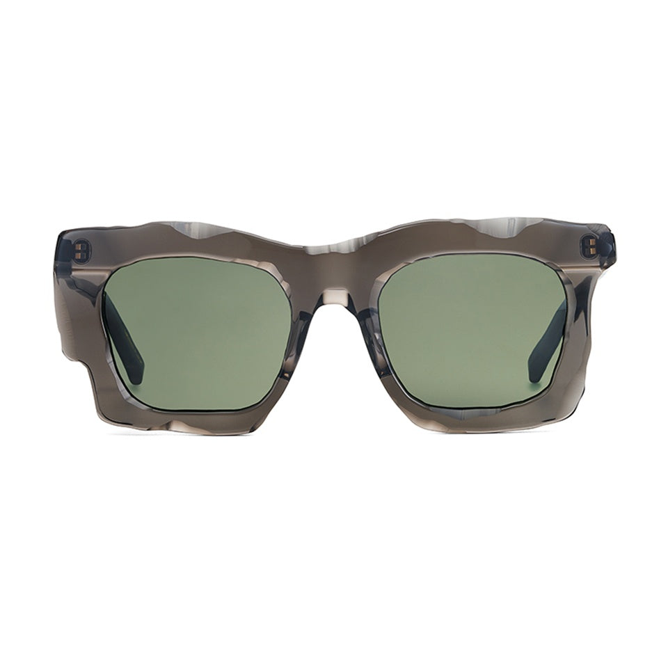MM-0066 Clear charcoal (Green Lens)