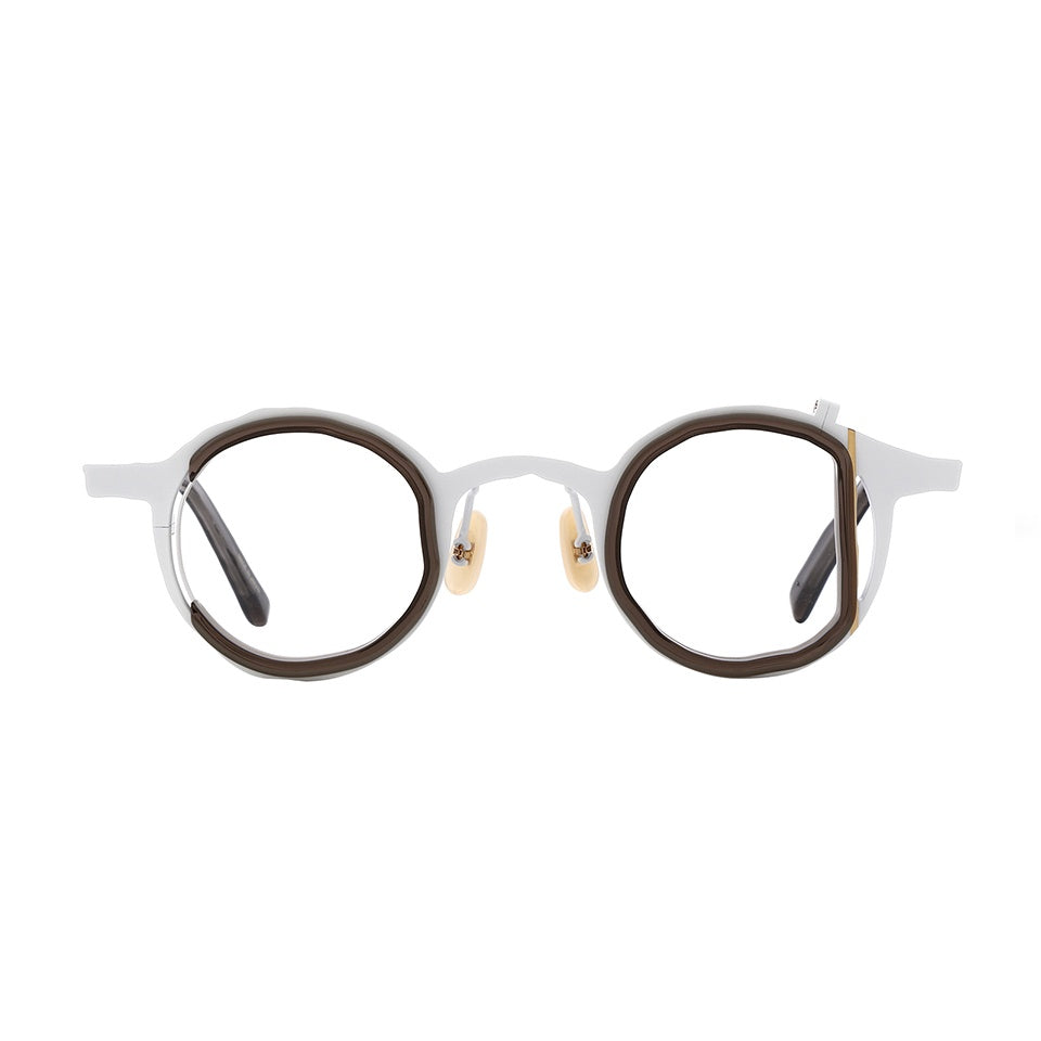 MM-0077 Clear charcoal / White