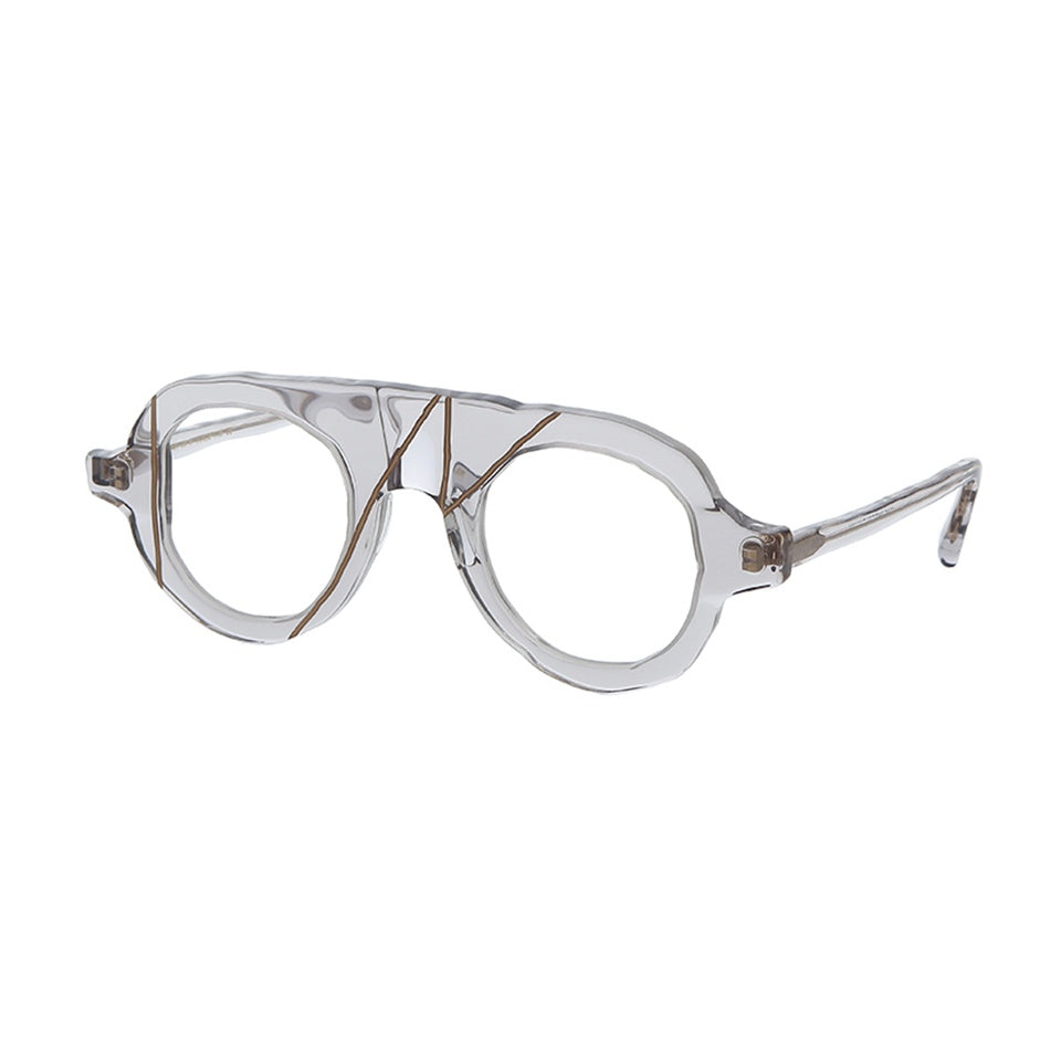 MM-0078 Clear gray-Gold
