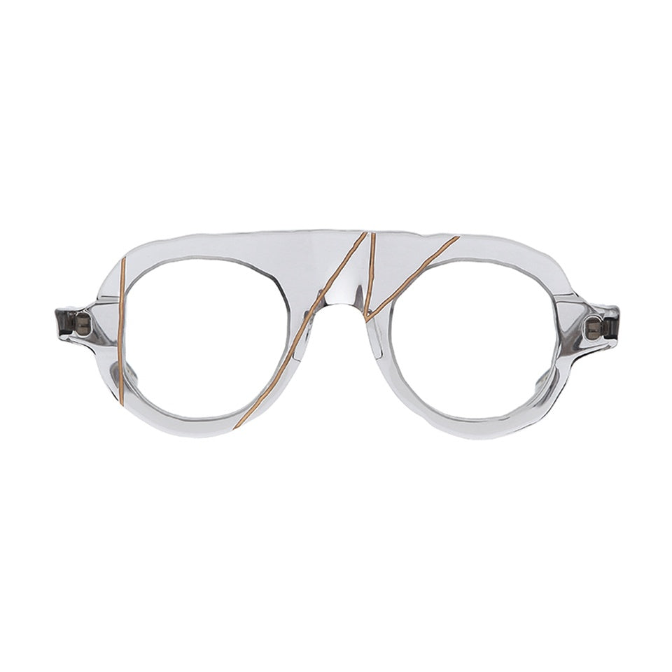 MM-0078 Clear gray-Gold