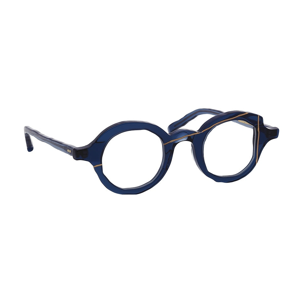 MM-0079 Clear navy-Gold