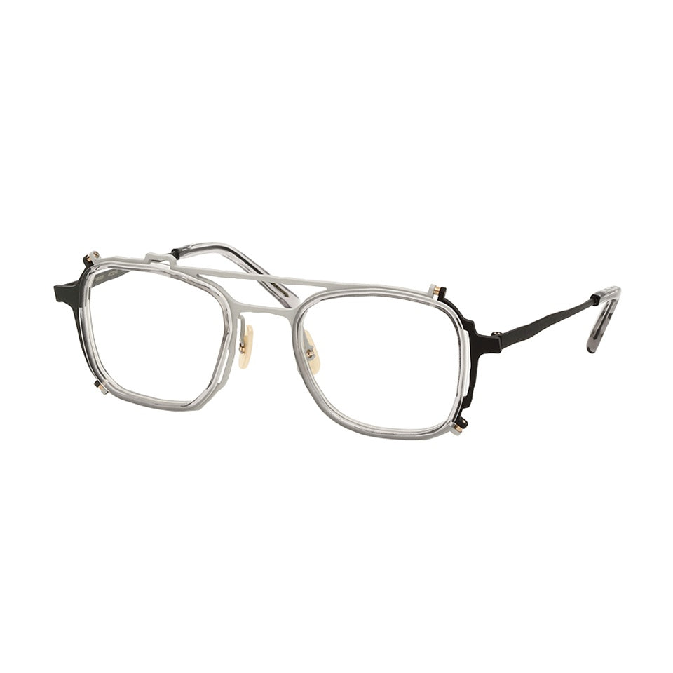 MM-0081 Clear gray / Dark gray-Gray-Black