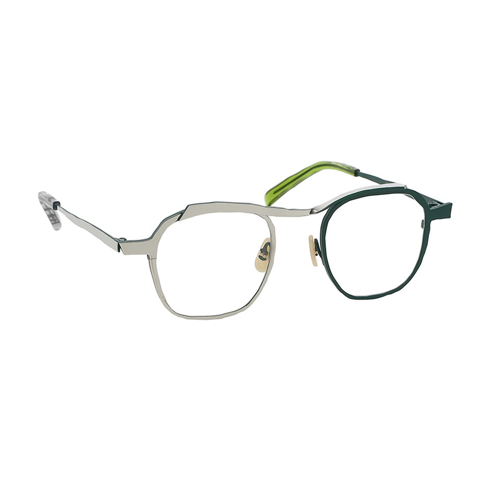 MM-0091 Silver-Green