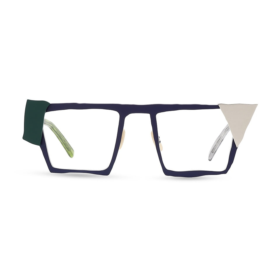 MM-0095 Navy-Green-Silver