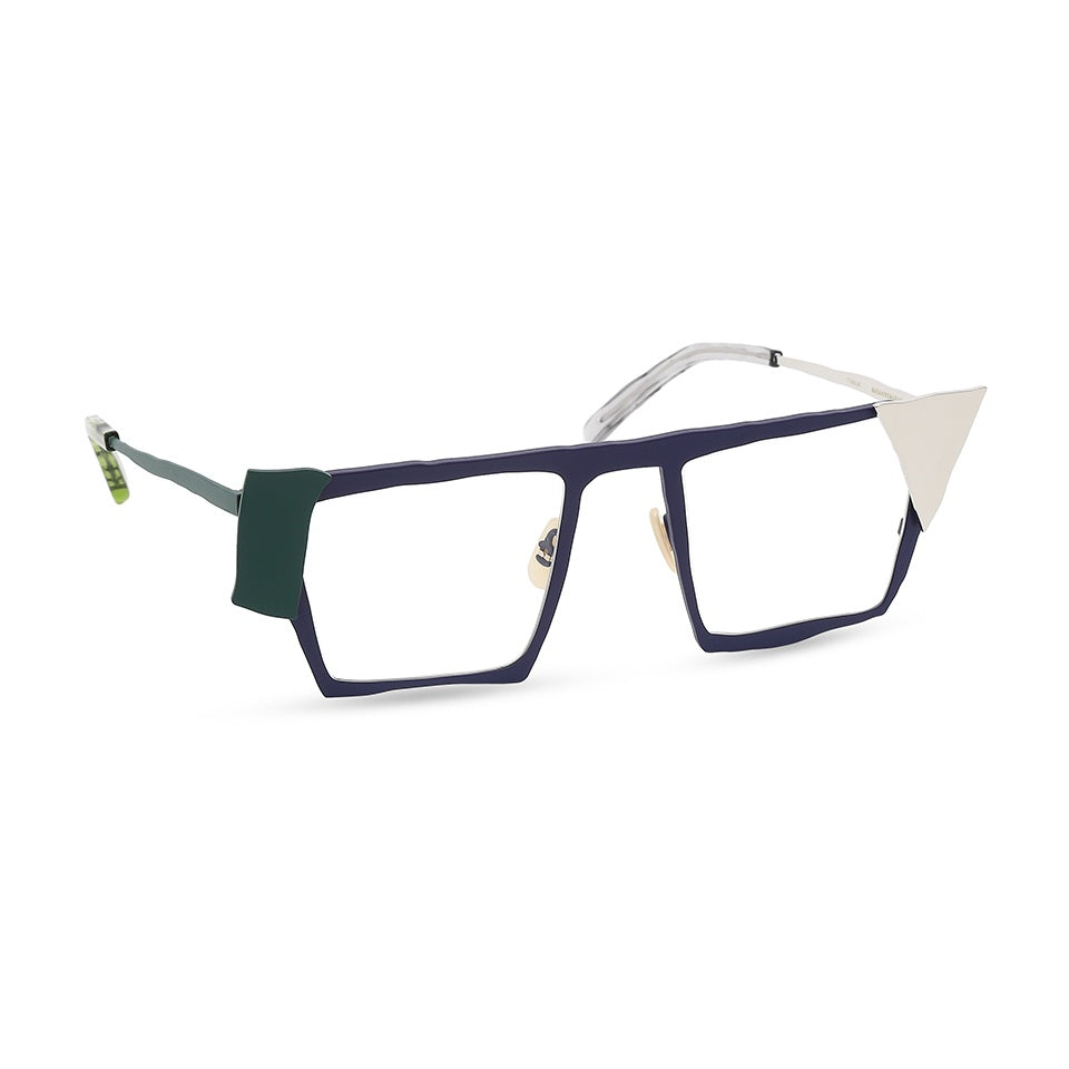 MM-0095 Navy-Green-Silver