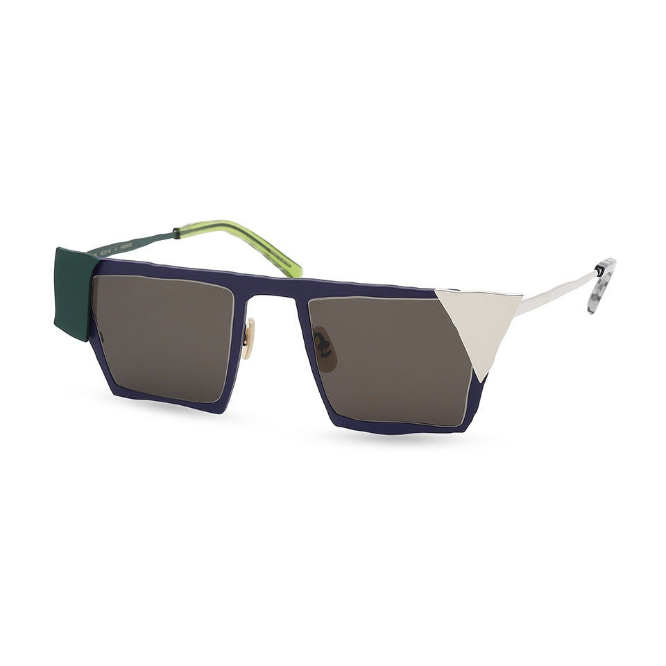 MM-0095 Navy-Green-Silver
