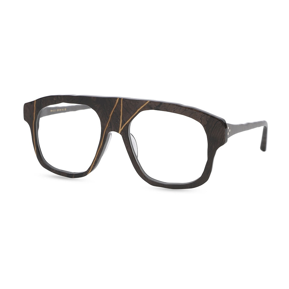 MM-0101 Marble brown-Gold