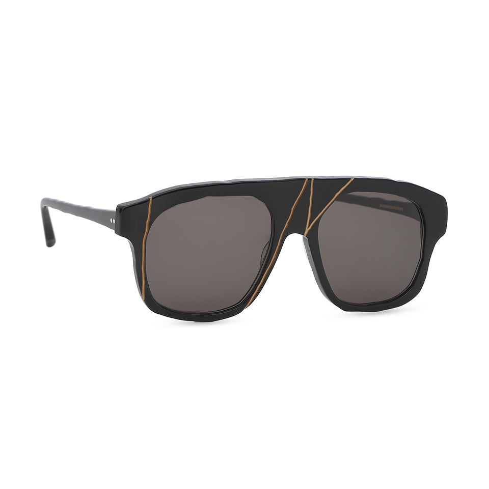 MM-0101 Black-Gold (Zeiss-Smoke Lens)