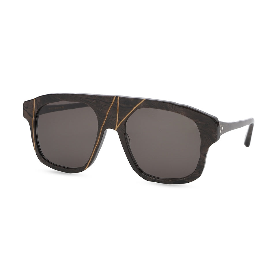 MM-0101 Marble brown-Gold (Zeiss-Smoke Lens)