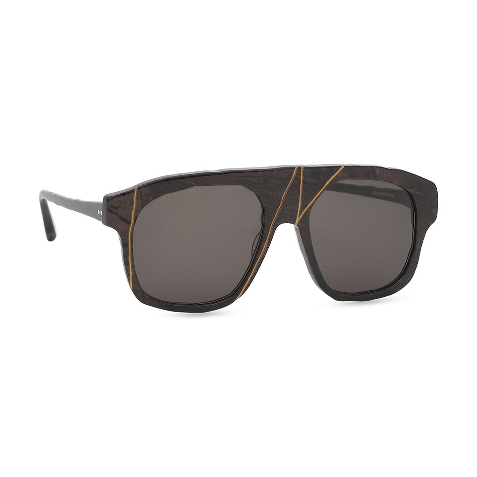 MM-0101 Marble brown-Gold (Zeiss-Smoke Lens)