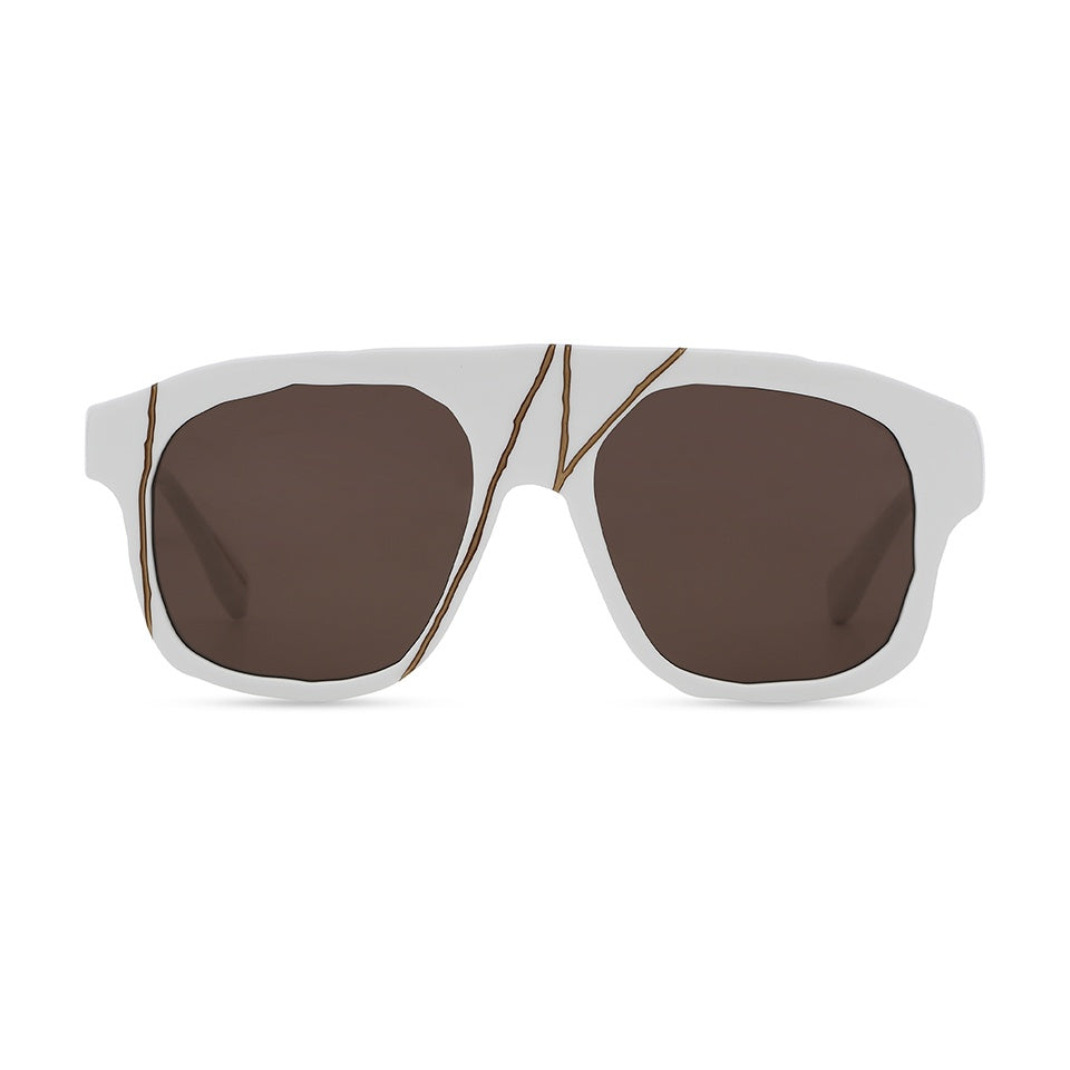 MM-0101 White-Gold (Zeiss-Brown Lens)