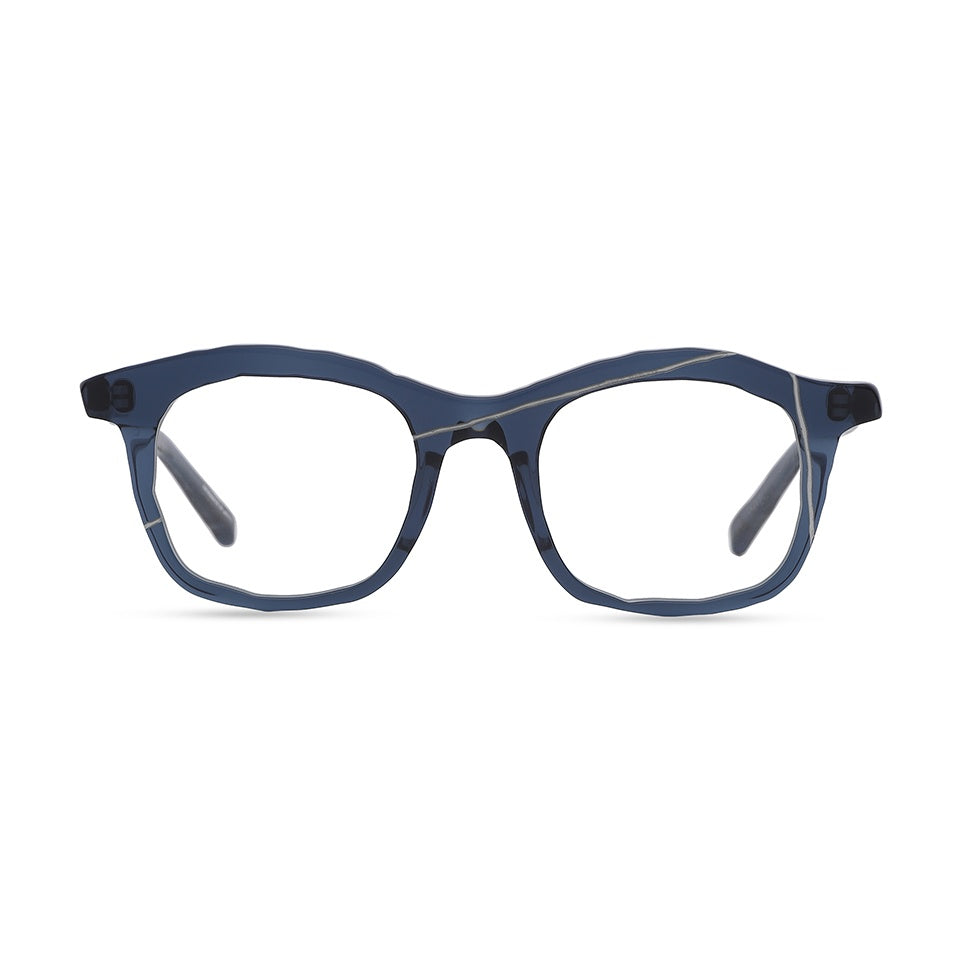 MM-0102 Clear navy-Silver