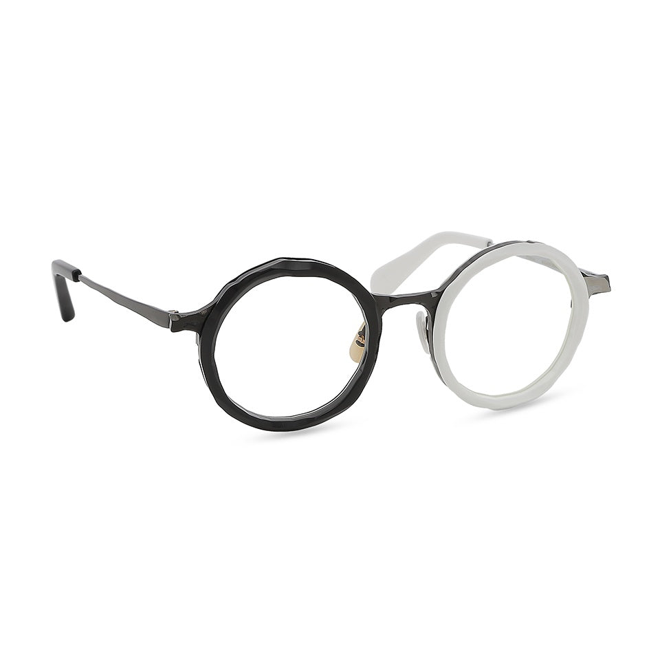 MM-0104 Black-White / Shearing black and silver