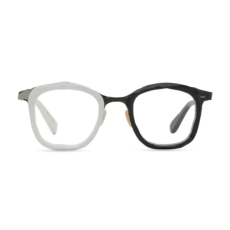 MM-0106 White-Black / Shearing silver and black