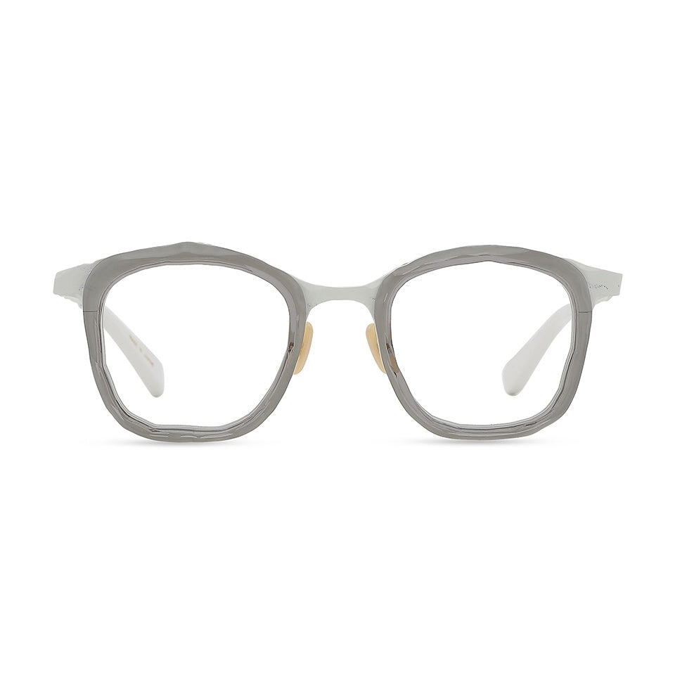 MM-0106 Clear gray / White