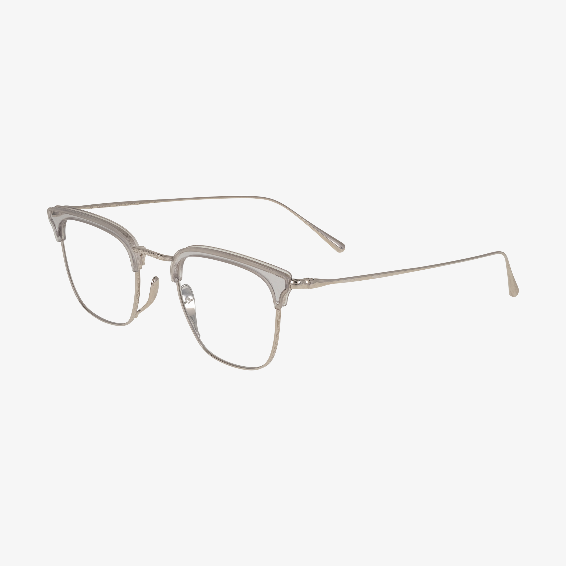 Premium Titanium Frame - Silver Side Profile