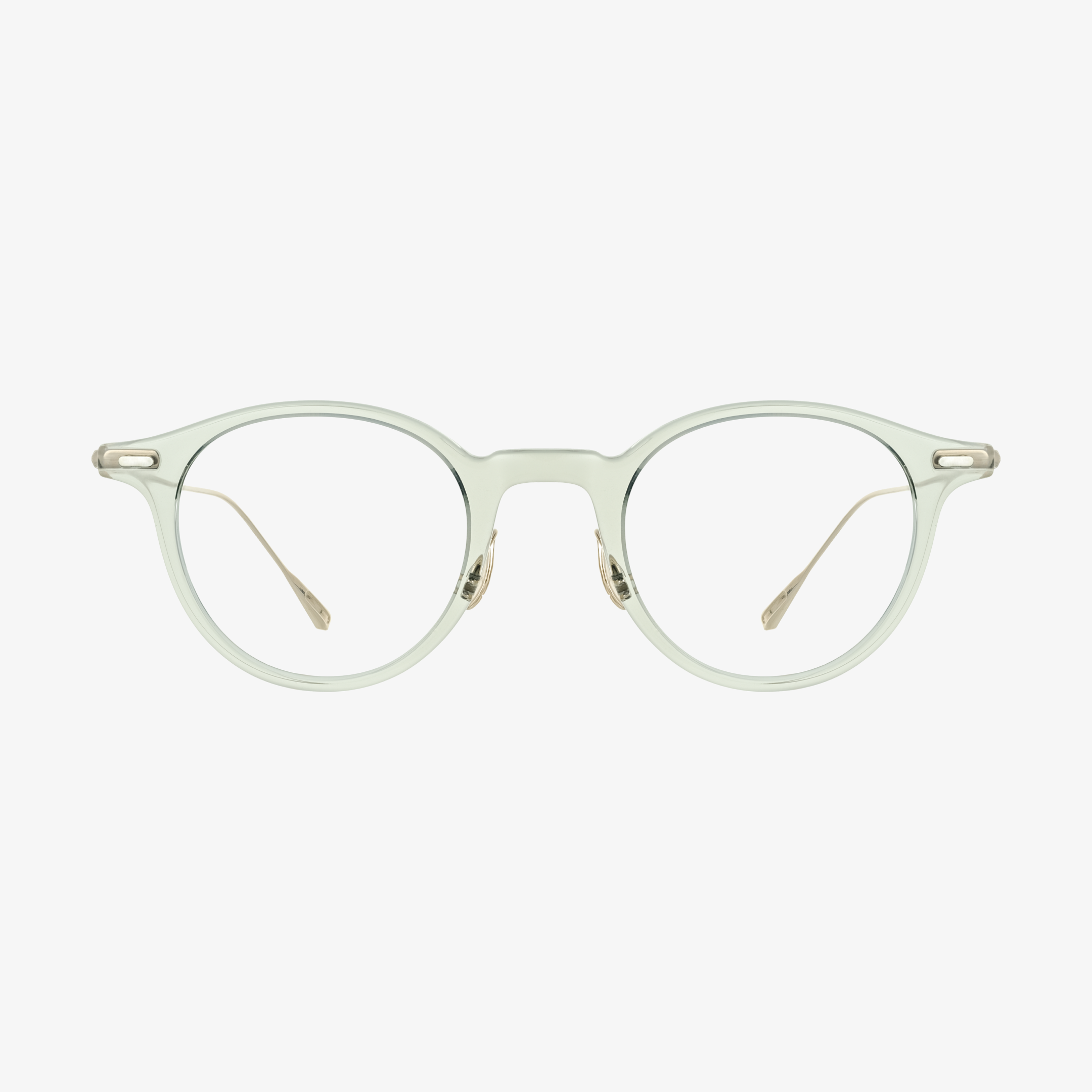 Mitsugai Green Transparent White Gold